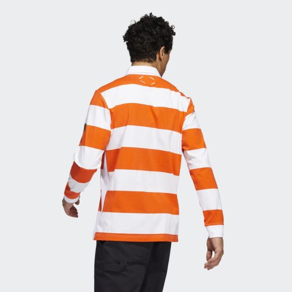 Polo Adidas Adicross Manches Longues Blanc