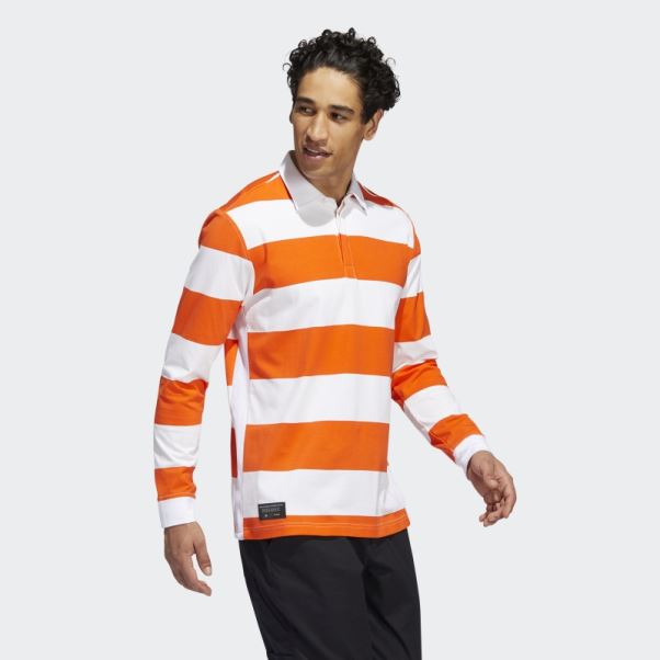 Polo Adidas Adicross Manches Longues Blanc