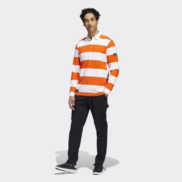 Polo Adidas Adicross Manches Longues Blanc