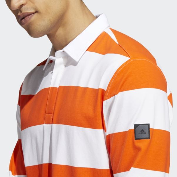 Polo Adidas Adicross Manches Longues Blanc