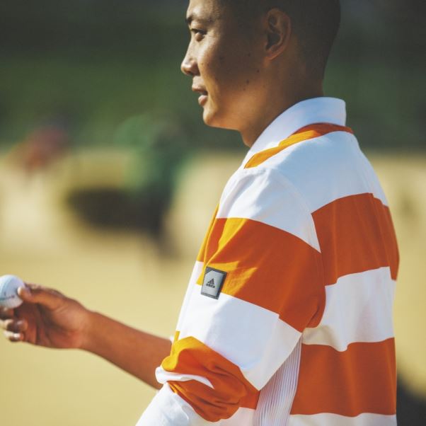 Polo Adidas Adicross Manches Longues Blanc