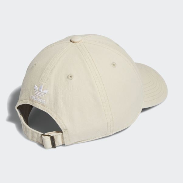 Casquette Blanche Décontractée à Bride Arrière Adidas
