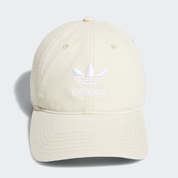 Casquette Blanche Décontractée à Bride Arrière Adidas