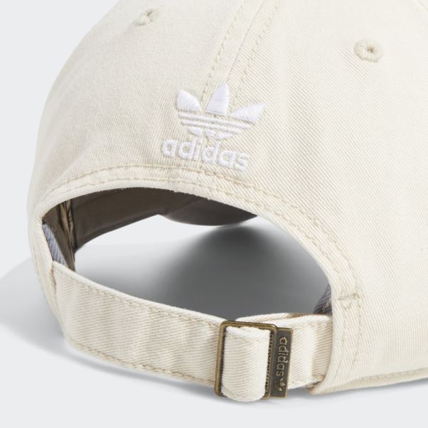 Casquette Blanche Décontractée à Bride Arrière Adidas