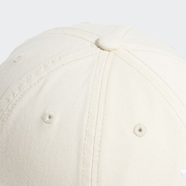 Casquette Blanche Décontractée à Bride Arrière Adidas