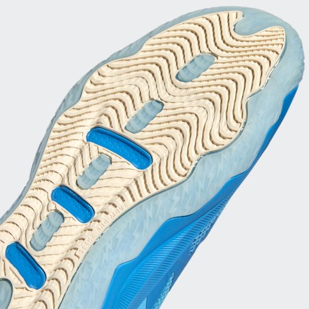 Adidas Dame 8 Chaussures De Basket Cyan