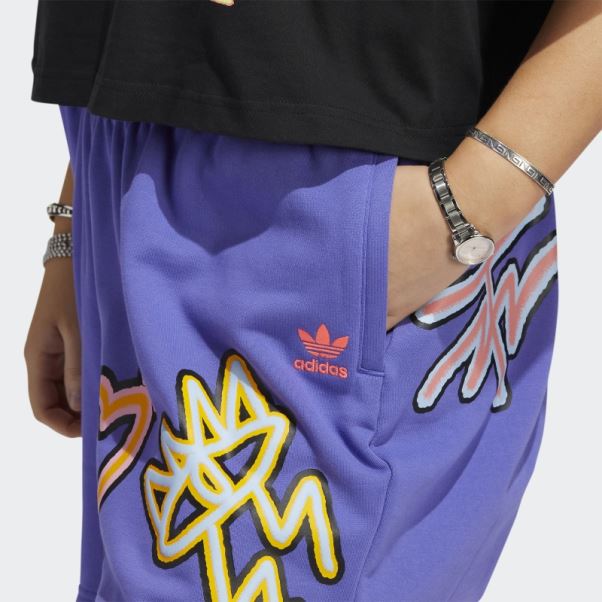 Violet Love Unites Short Ample (grande Taille) Adidas