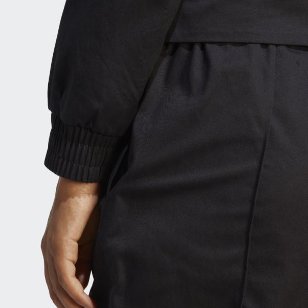 Pantalon Ample Adidas Noir Avec Graphismes Inspirés Des Cristaux De Guérison