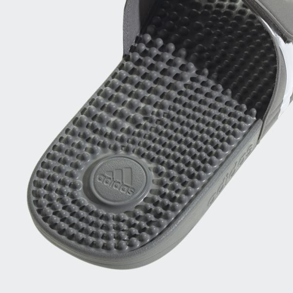 Claquettes Adissage Gris Adidas