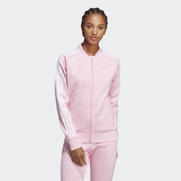 Veste De Survêtement Adidas Adicolor Classics Sst Rose True