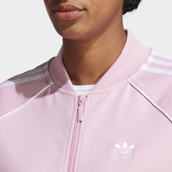 Veste De Survêtement Adidas Adicolor Classics Sst Rose True