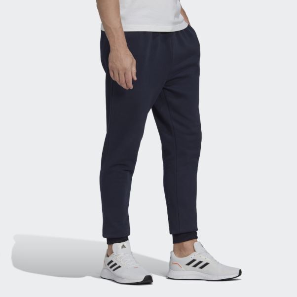Pantalon De Jogging Fuselé Regular En Molleton Essentials Adidas Ink
