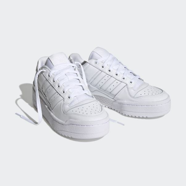 Chaussures Adidas Forum Bold Stripes Blanches