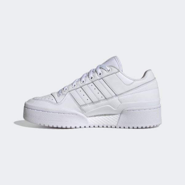 Chaussures Adidas Forum Bold Stripes Blanches