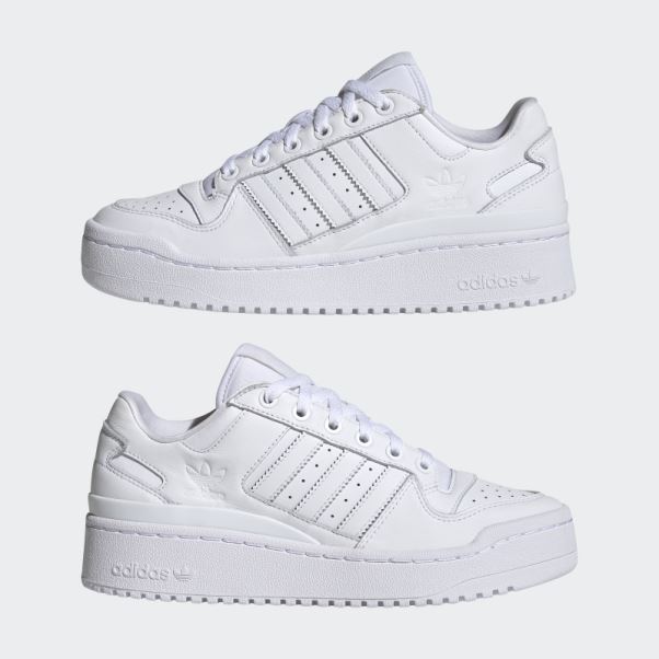 Chaussures Adidas Forum Bold Stripes Blanches