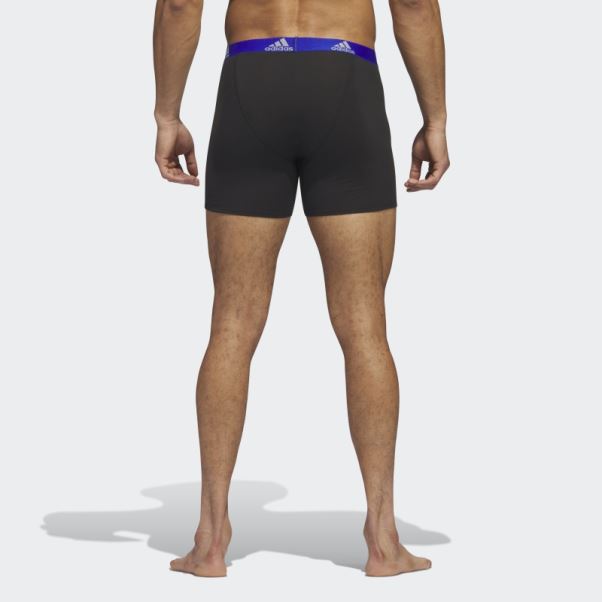 Boxer En Coton Stretch 3 Paires Noir Adidas Fashion