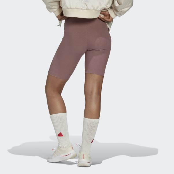 Short De Motard Côtelé Adidas Violet