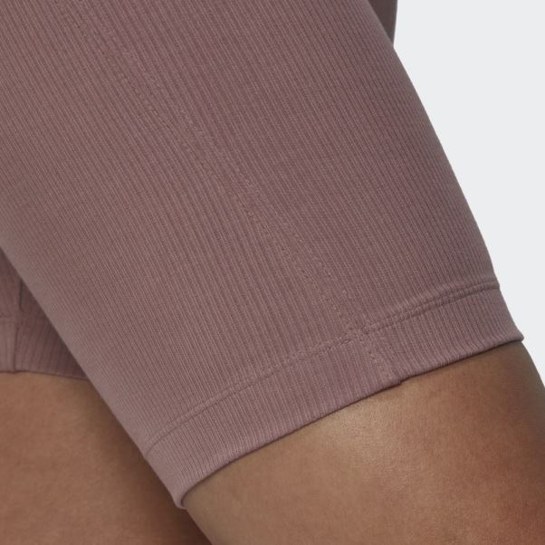 Short De Motard Côtelé Adidas Violet