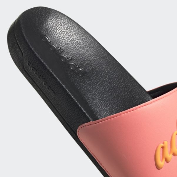 Claquettes De Douche Adidas Adilette Rouge Acide