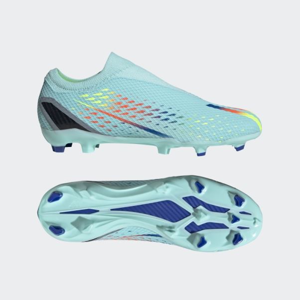 Adidas Aqua X Speedportal.3 Chaussures De Sol Ferme Sans Lacets