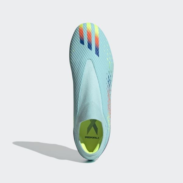 Adidas Aqua X Speedportal.3 Chaussures De Sol Ferme Sans Lacets