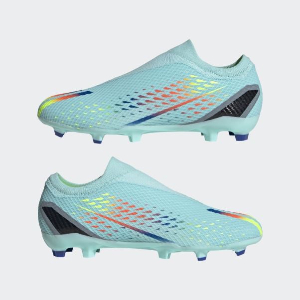 Adidas Aqua X Speedportal.3 Chaussures De Sol Ferme Sans Lacets