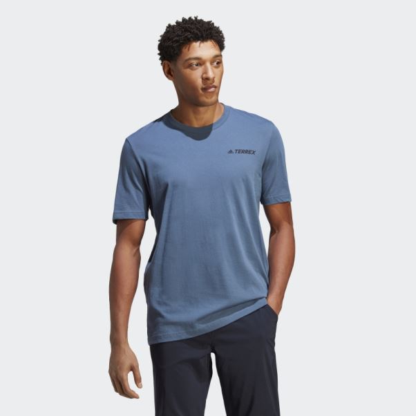 Terrex Montagne Graphique Tee Acier Adidas