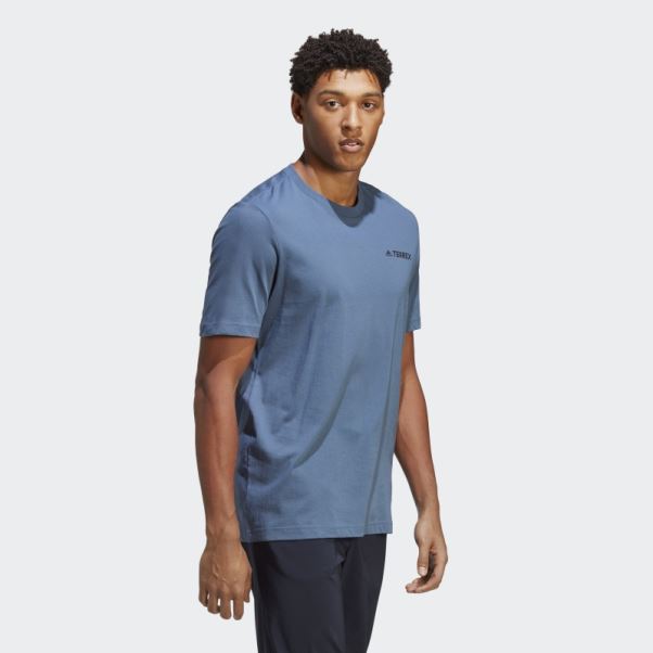 Terrex Montagne Graphique Tee Acier Adidas