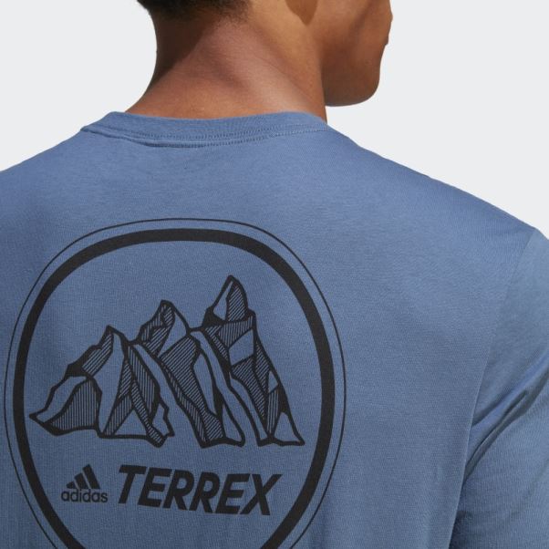 Terrex Montagne Graphique Tee Acier Adidas
