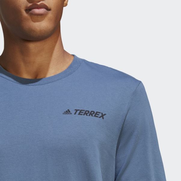 Terrex Montagne Graphique Tee Acier Adidas