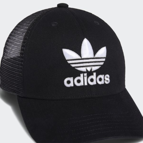 Casquette Trucker Structurée Adidas Noir