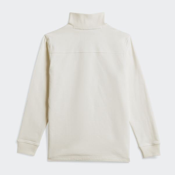 Demi-zip Adidas Bellshill Blanc