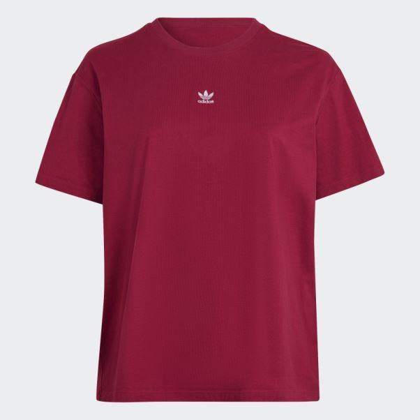 T-shirt Adidas (grande Taille) Bordeaux