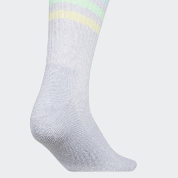 Adidas 3-stripes Crew Chaussettes 3 Paires Gris