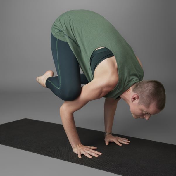 Vert Oxyde Authentique équilibre Yoga Débardeur Adidas