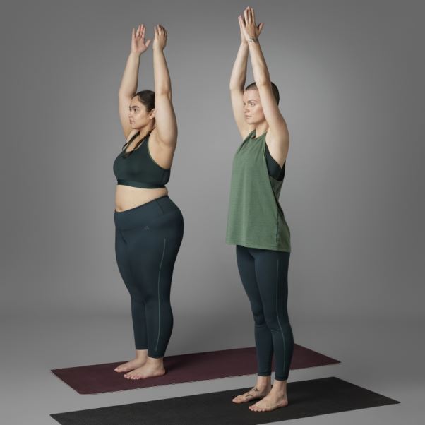 Vert Oxyde Authentique équilibre Yoga Débardeur Adidas