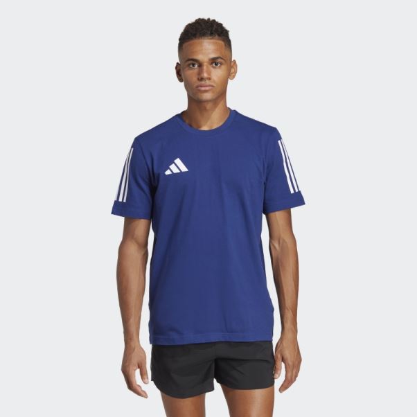 T-shirt Graphique Bleu Tech Grading Victoire Adidas
