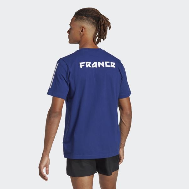 T-shirt Graphique Bleu Tech Grading Victoire Adidas