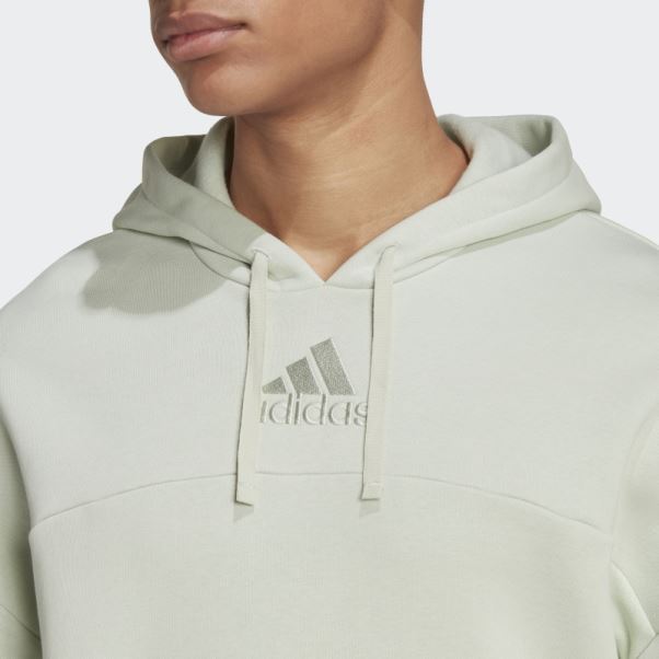 Sweat à Capuche Adidas Studio Lounge Polaire Vert
