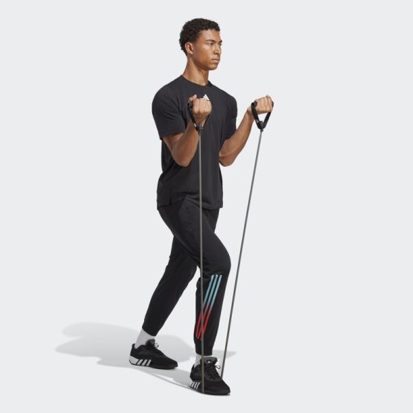 Pantalon De Survêtement Train Icon 3 Bandes Noir Adidas