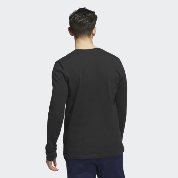 T-shirt Manches Longues Huskies Noir Adidas
