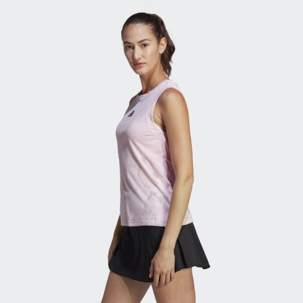 Débardeur Match De Tennis Melbourne Rose Adidas