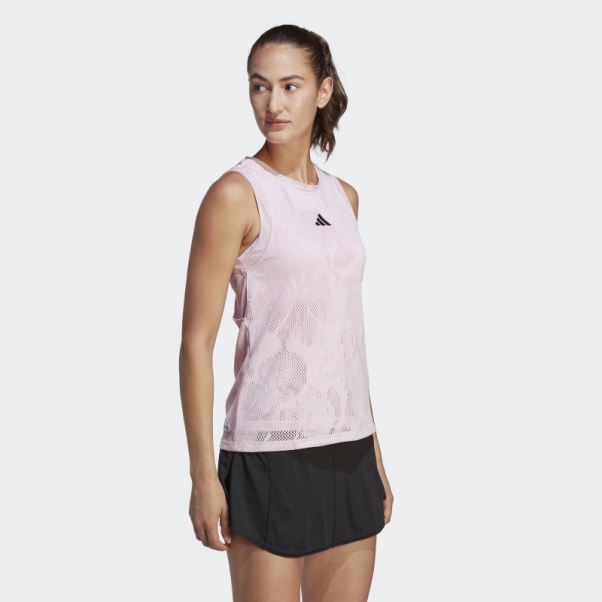 Débardeur Match De Tennis Melbourne Rose Adidas