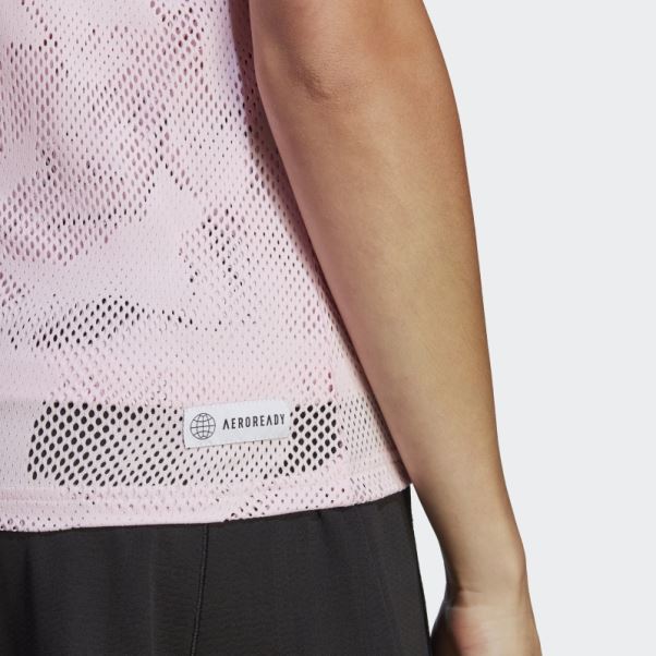 Débardeur Match De Tennis Melbourne Rose Adidas