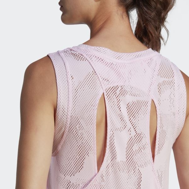 Débardeur Match De Tennis Melbourne Rose Adidas