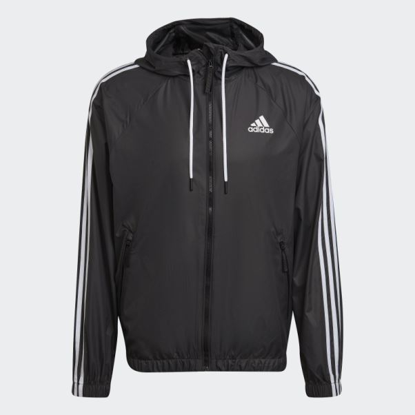 Veste Coupe-vent Adidas Bsc 3 Bandes Noir