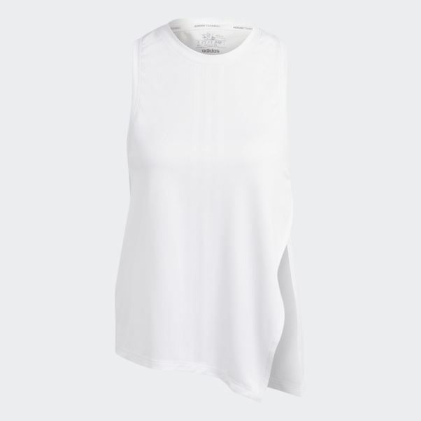 Débardeur D'entraînement Hiit Aeroready Quickburn Blanc Adidas