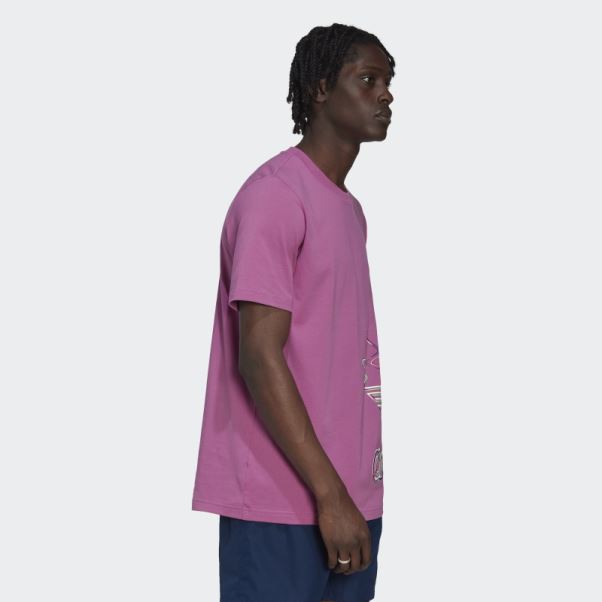 T-shirt Hyperreal Manche Courte Lilas Adidas