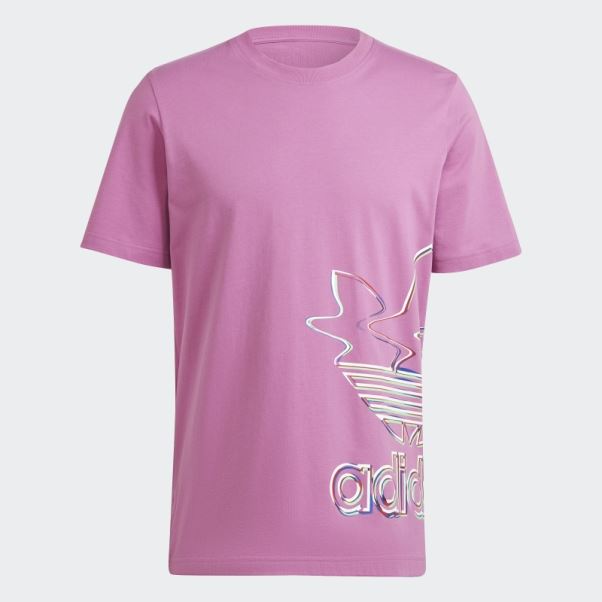 T-shirt Hyperreal Manche Courte Lilas Adidas