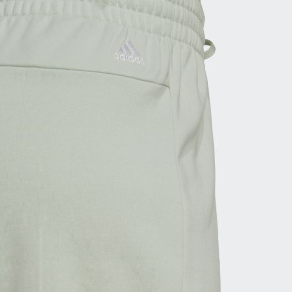 Short Slim Logo Essentials Vert (grande Taille) Adidas